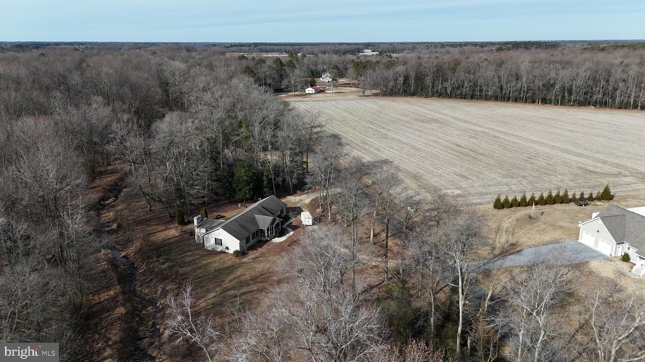 3136 McDowell Road Bridgeville, DE 19933 - Photo 3 of 32 a view of a dry yard with wooden fence