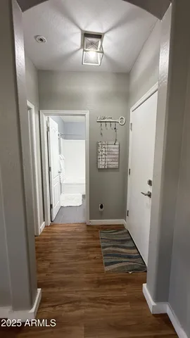 a view of wooden floor