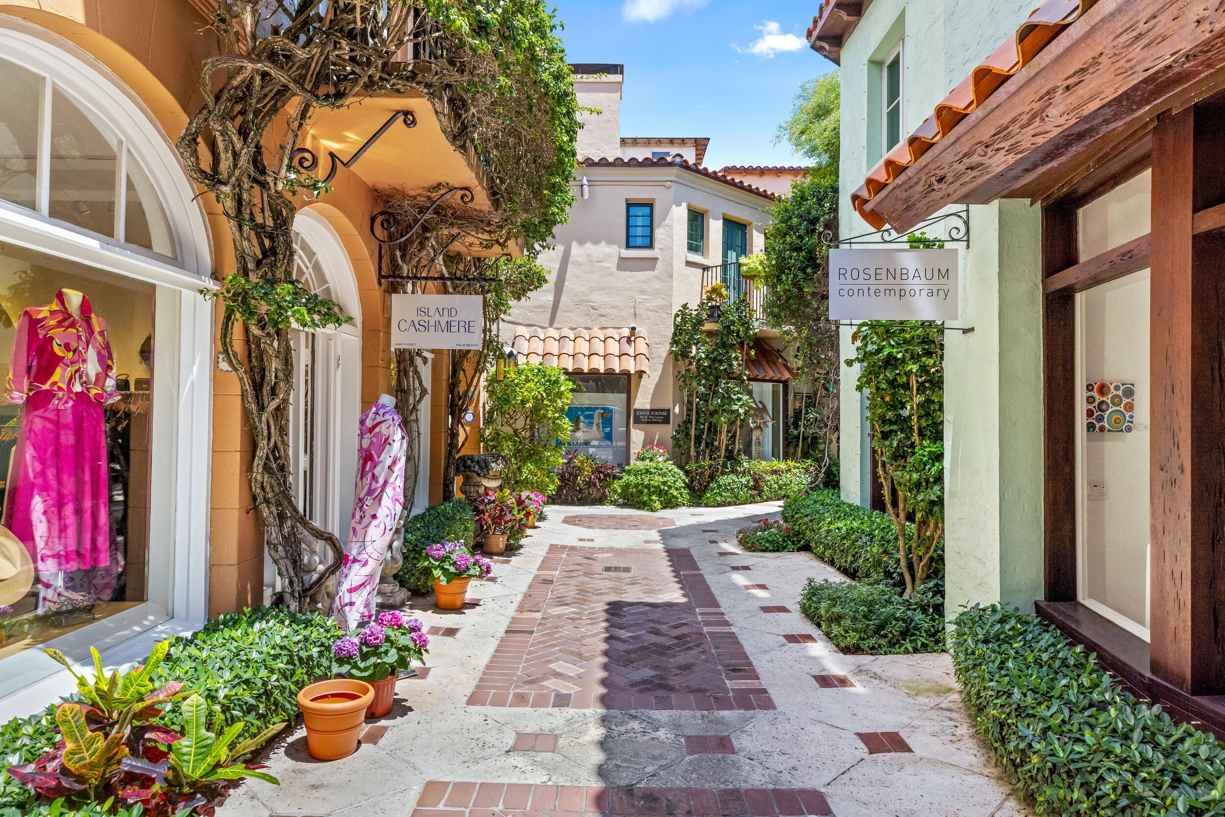 9 Via Parigi Palm Beach, FL 33480 - Photo 12 of 31 a view of a house with potted plants