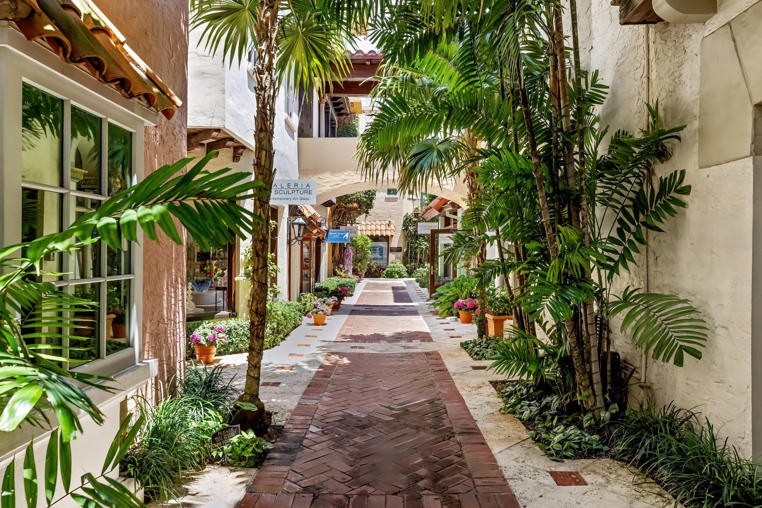 9 Via Parigi Palm Beach, FL 33480 - Photo 14 of 31 a view of a yard with plants and palm trees