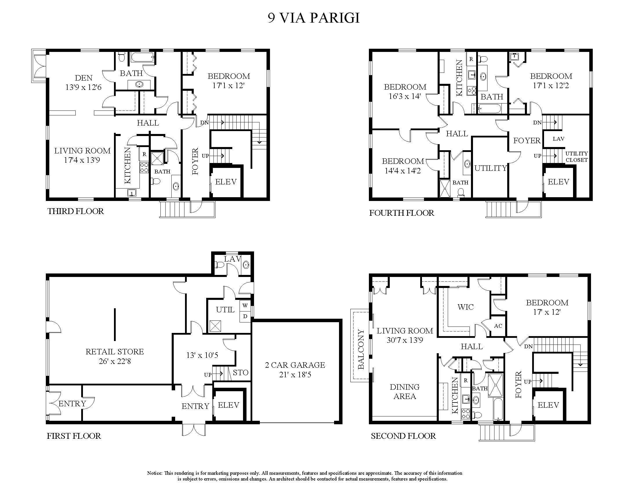 9 Via Parigi Palm Beach, FL 33480 - Photo 28 of 31 a black and white photo of a black white wall