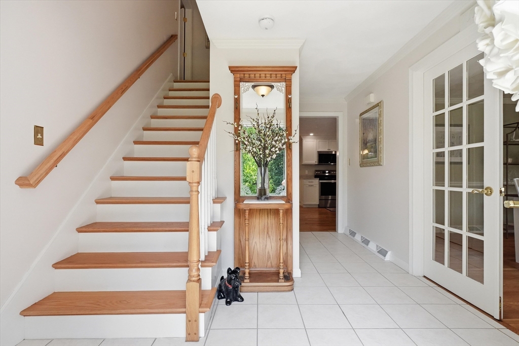 9 Fazio Farm Road Georgetown, MA 01833 - Photo 5 of 42 a view of entryway with wooden floor and stairs