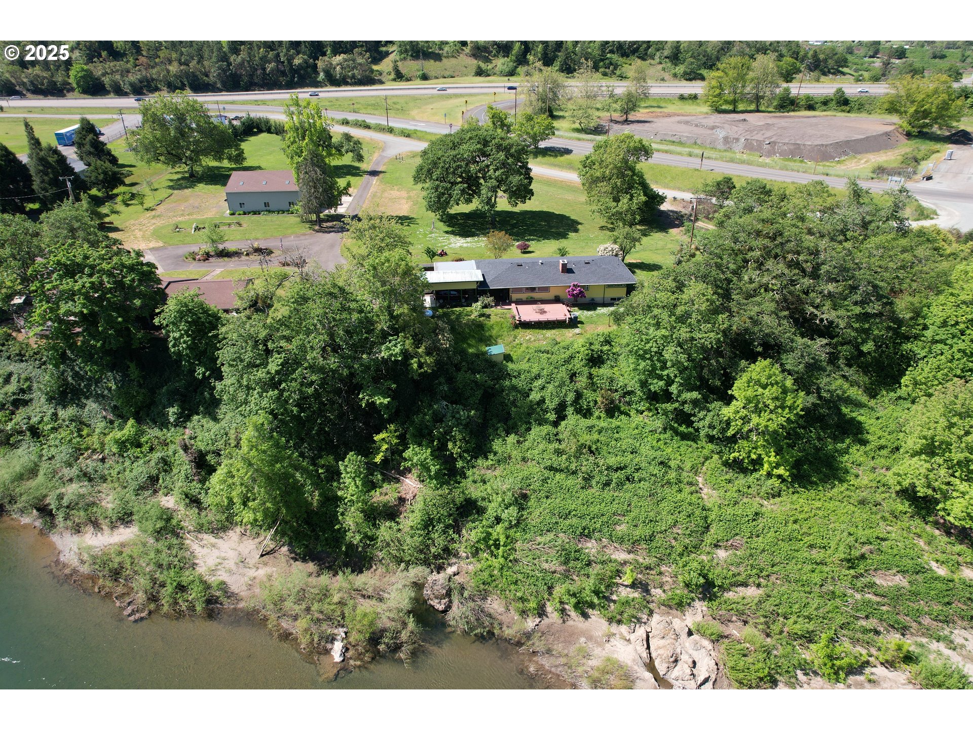 180 Ruckles Drive Myrtle Creek, OR 97457 - Photo 28 of 45 an aerial view of a house with outdoor space and street view