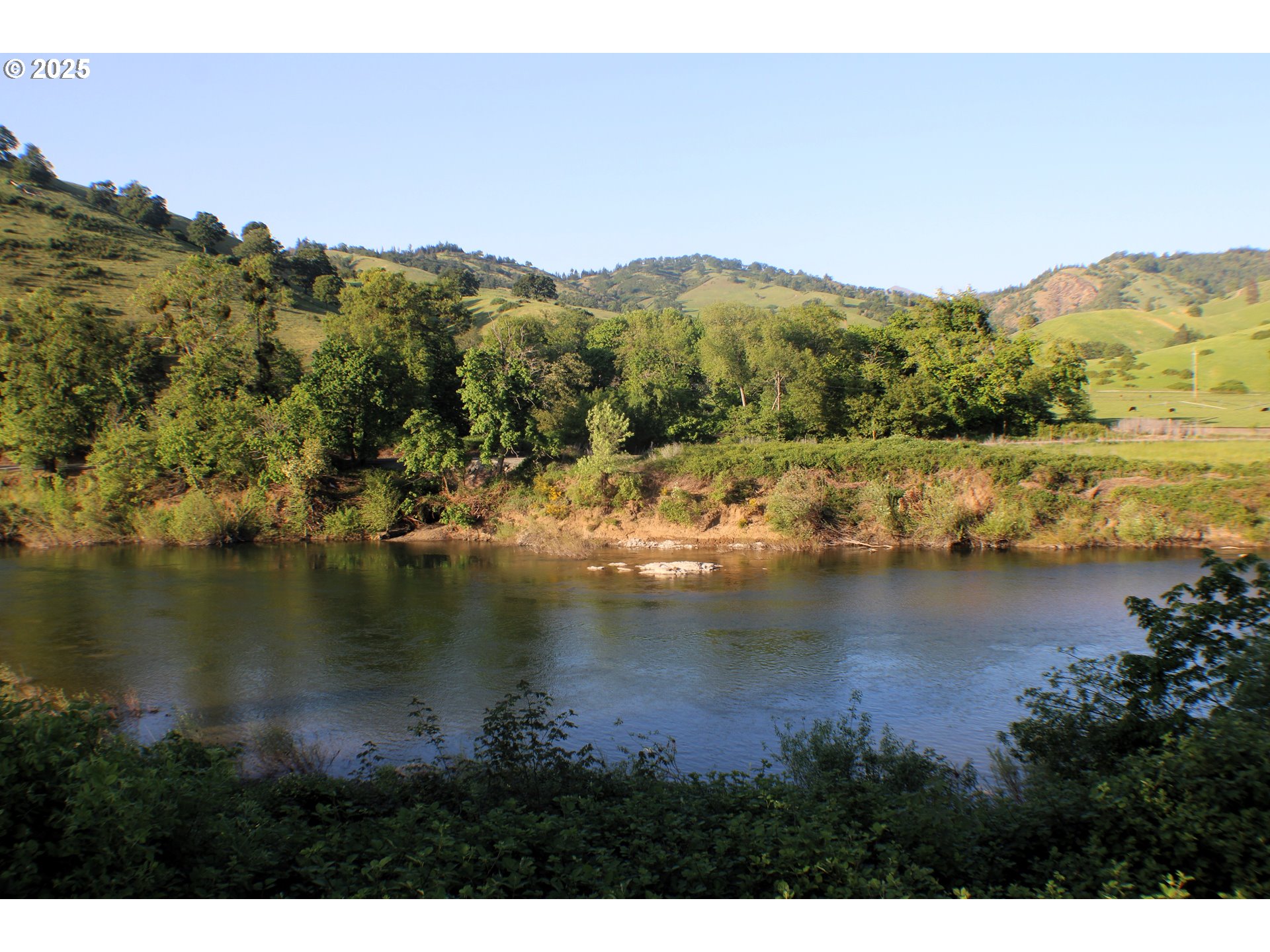 180 Ruckles Drive Myrtle Creek, OR 97457 - Photo 6 of 45 an aerial view of residential houses with outdoor space and lake view