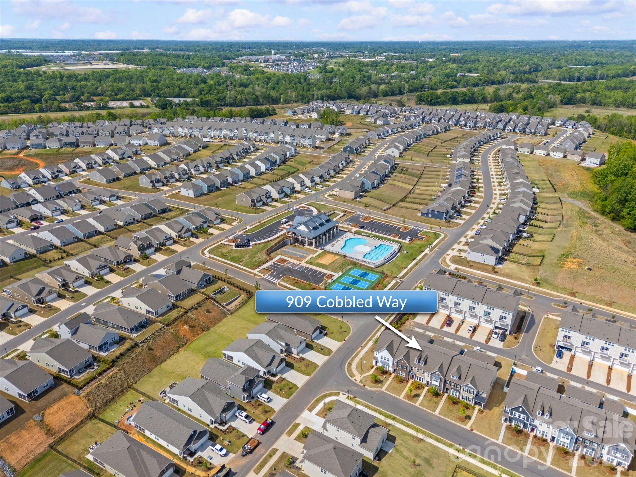 909 Cobbled Way Fort Mill, SC 29715 - Photo 31 of 31 an aerial view of a city