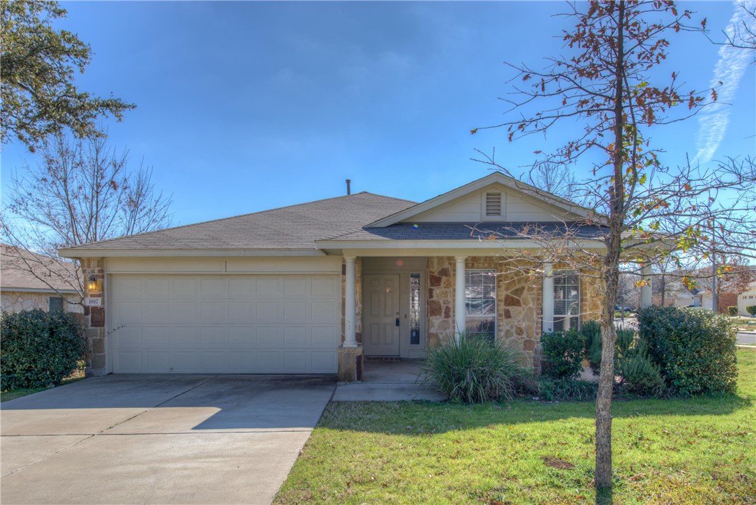 1817 Marcus Abrams Boulevard Austin, TX 78748 - Photo 1 of 1 a view of a white house next to a yard with potted plants