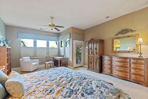 a spacious bathroom with a double vanity sink mirror and double