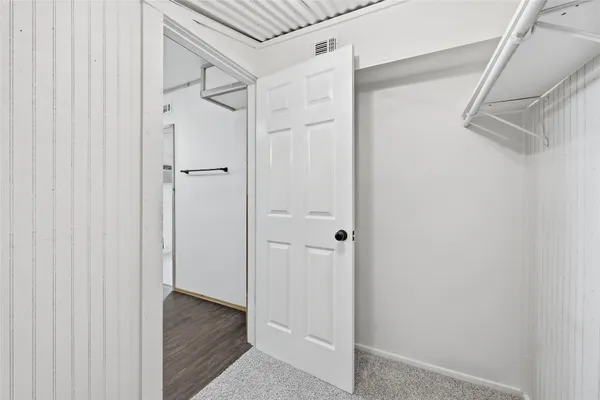 a view of walk in closet