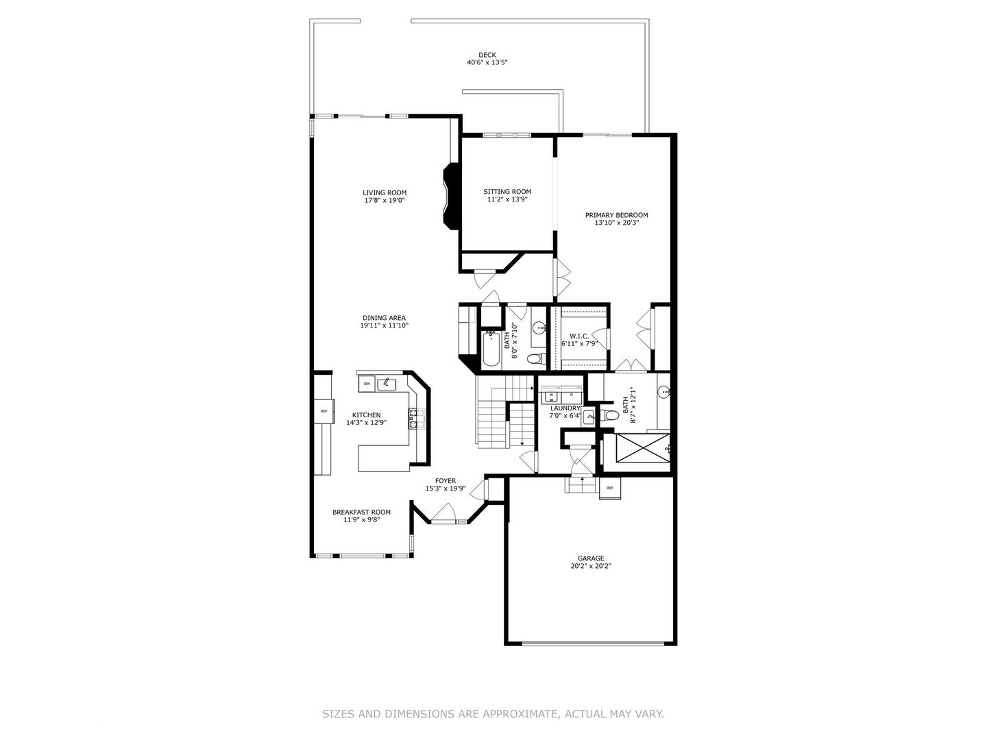 6 Bel Aire Court Burr Ridge, IL 60527 - Photo 34 of 37 a picture of a floor plan