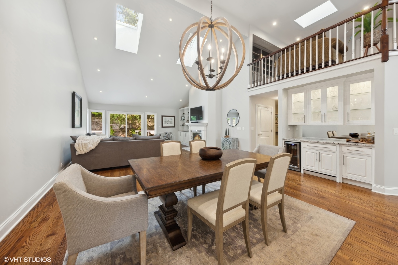 6 Bel Aire Court Burr Ridge, IL 60527 - Photo 8 of 37 a view of a dining room with furniture and a large window