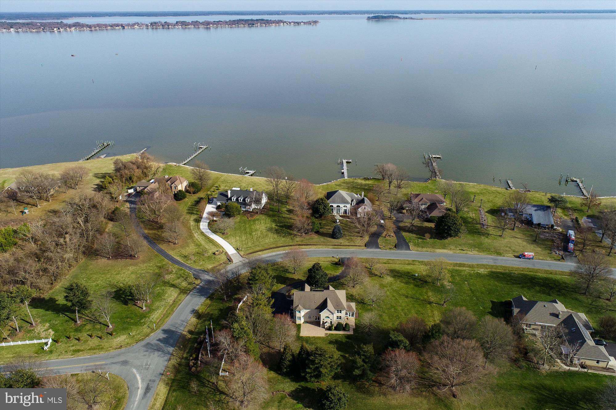 2802 Cox Neck Road Chester, MD 21619 - Photo 37 of 55 Aerial View