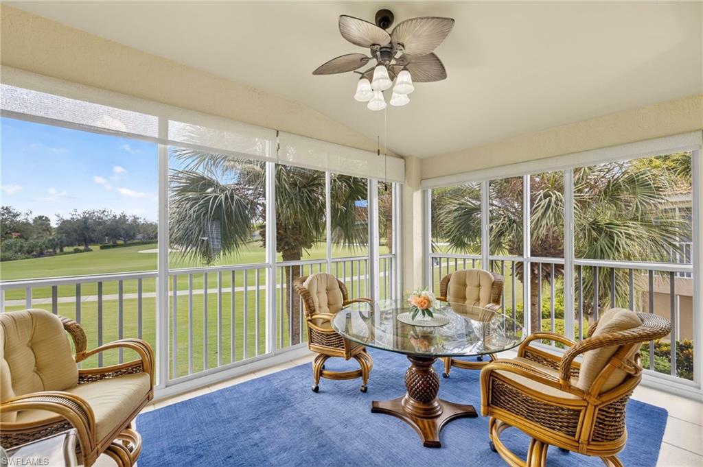 9020 Spring Run Boulevard, Unit 602 Estero, FL 34135 - Photo 23 of 47 Corner unit lends to more scenic views. Enclosed or screened, your choice with roll down window coverings for privacy.