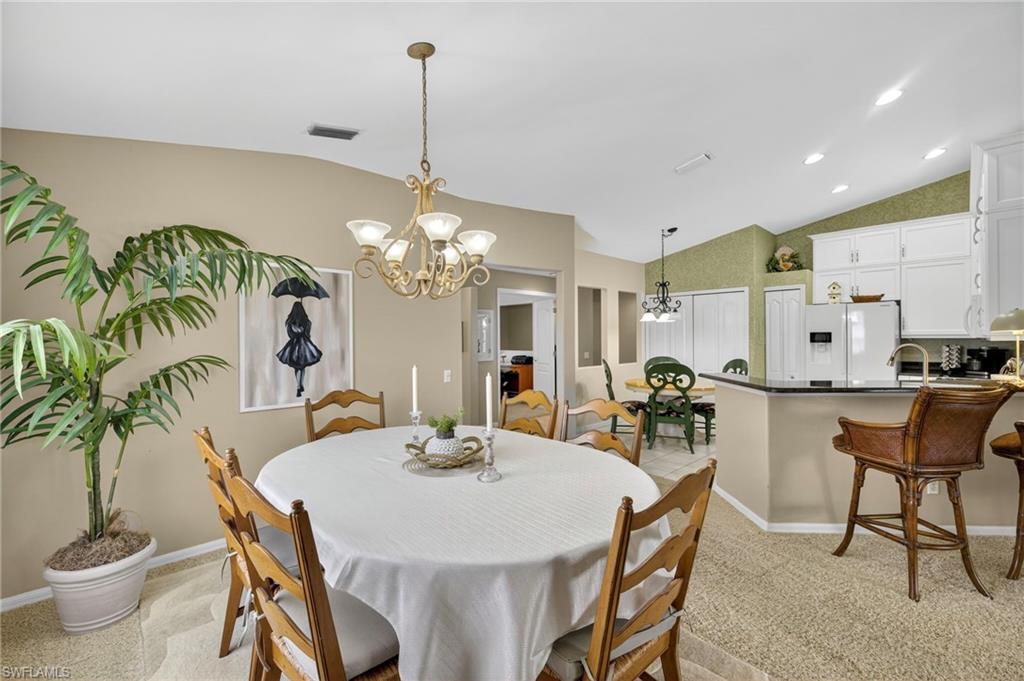 9020 Spring Run Boulevard, Unit 602 Estero, FL 34135 - Photo 8 of 47 Plenty of room to entertain with a roomy kitchen and dining space.