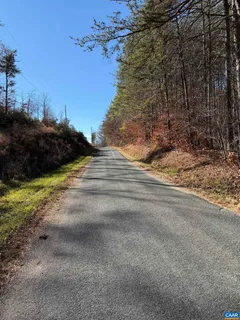a view of backyard with green space