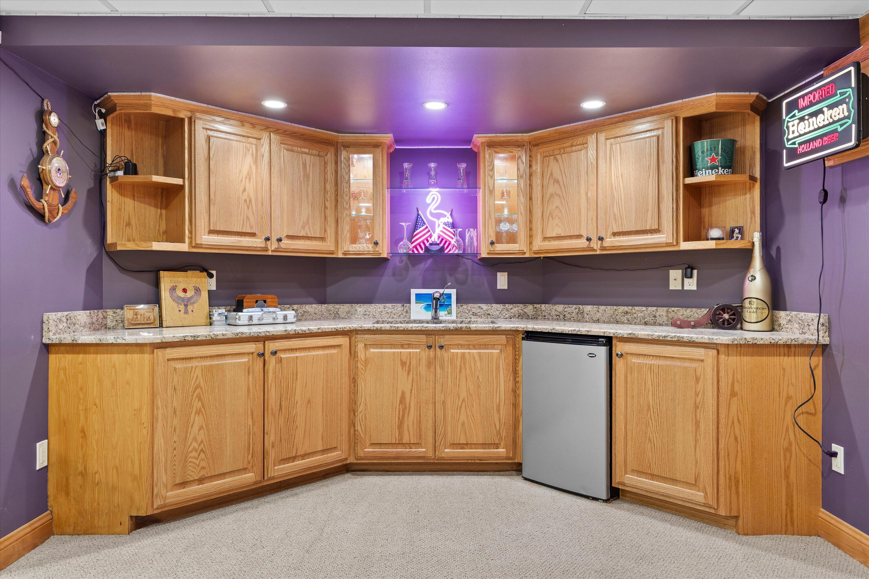 1218 5 Mile Road Caledonia, WI 53402 - Photo 38 of 48 Lower Level Bar