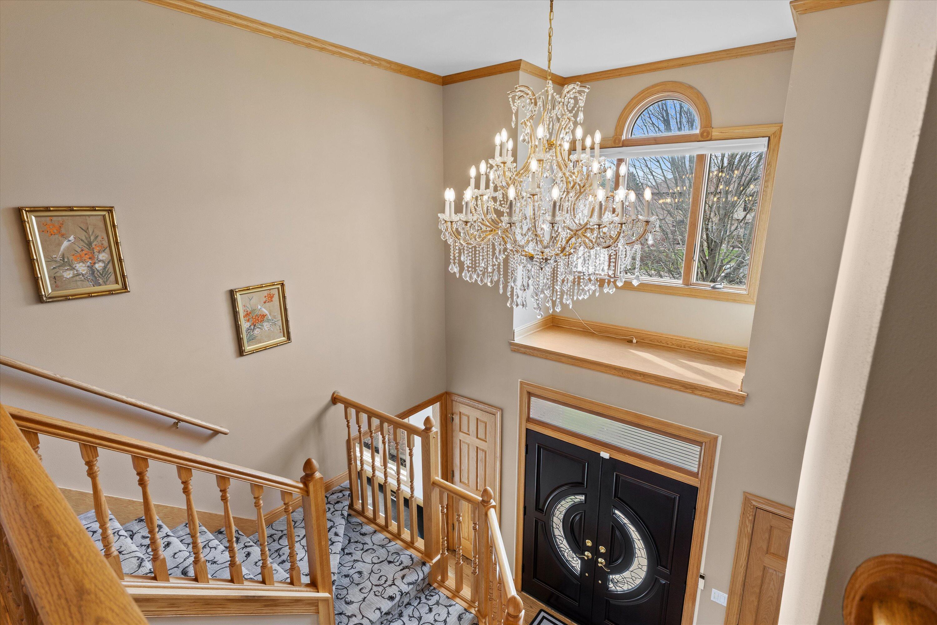 1218 5 Mile Road Caledonia, WI 53402 - Photo 9 of 48 Two Story Foyer