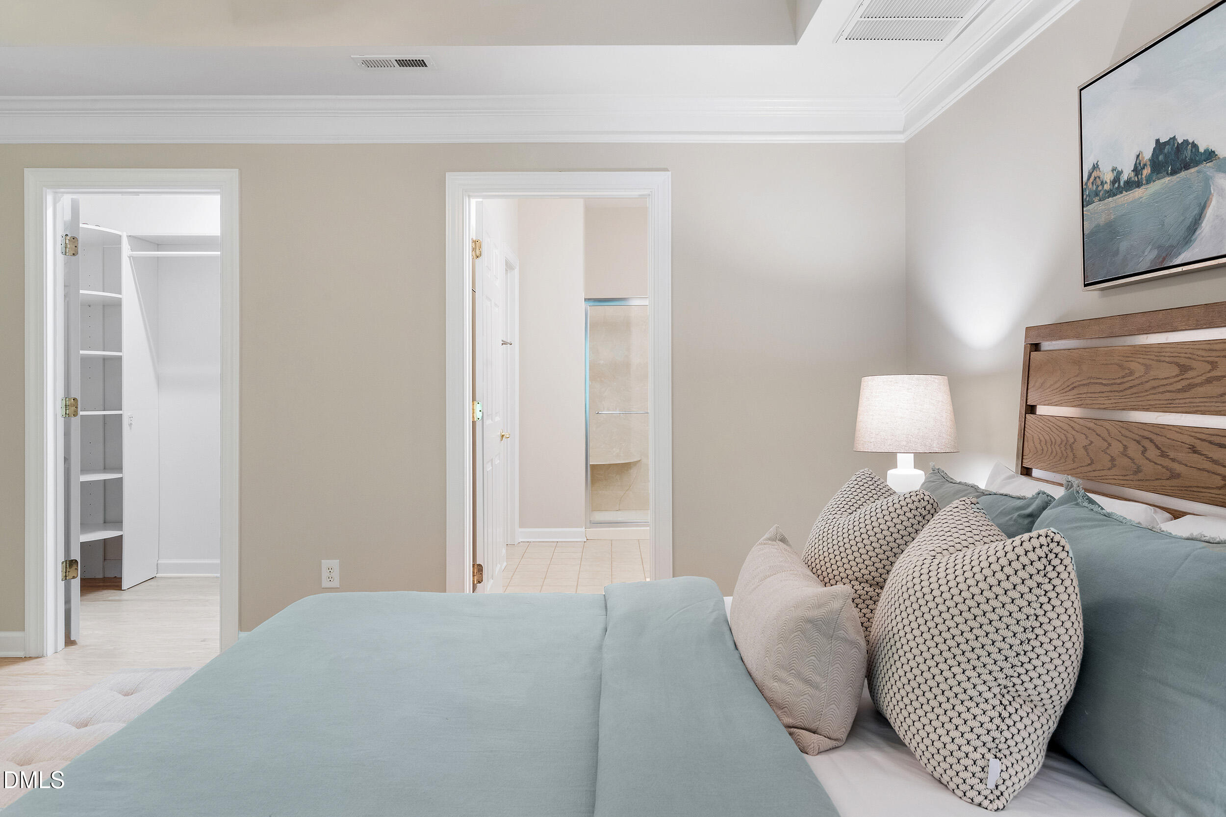 4724 Ludwell Branch Court Raleigh, NC 27612 - Photo 40 of 72 a bed room with a bed and a window