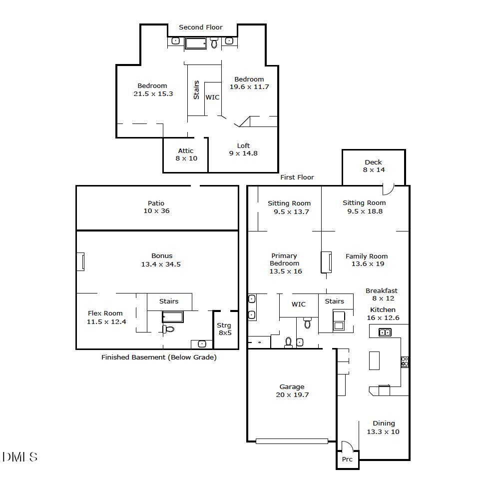 4724 Ludwell Branch Court Raleigh, NC 27612 - Photo 72 of 72 Floor Plans