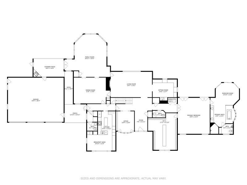 321 Oak Brook Road Oak Brook, IL 60523 - Photo 38 of 40 a picture of floor plan