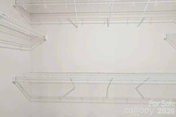 a close up view of racks