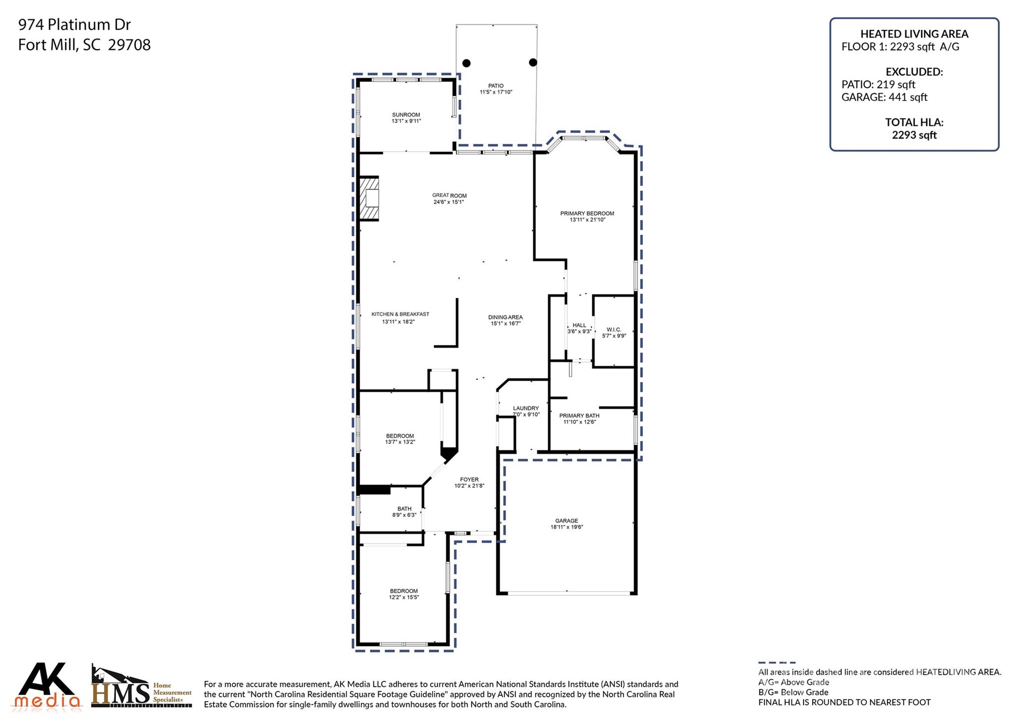974 Platinum Drive Fort Mill, SC 29708 - Photo 38 of 48 a picture of floor plan
