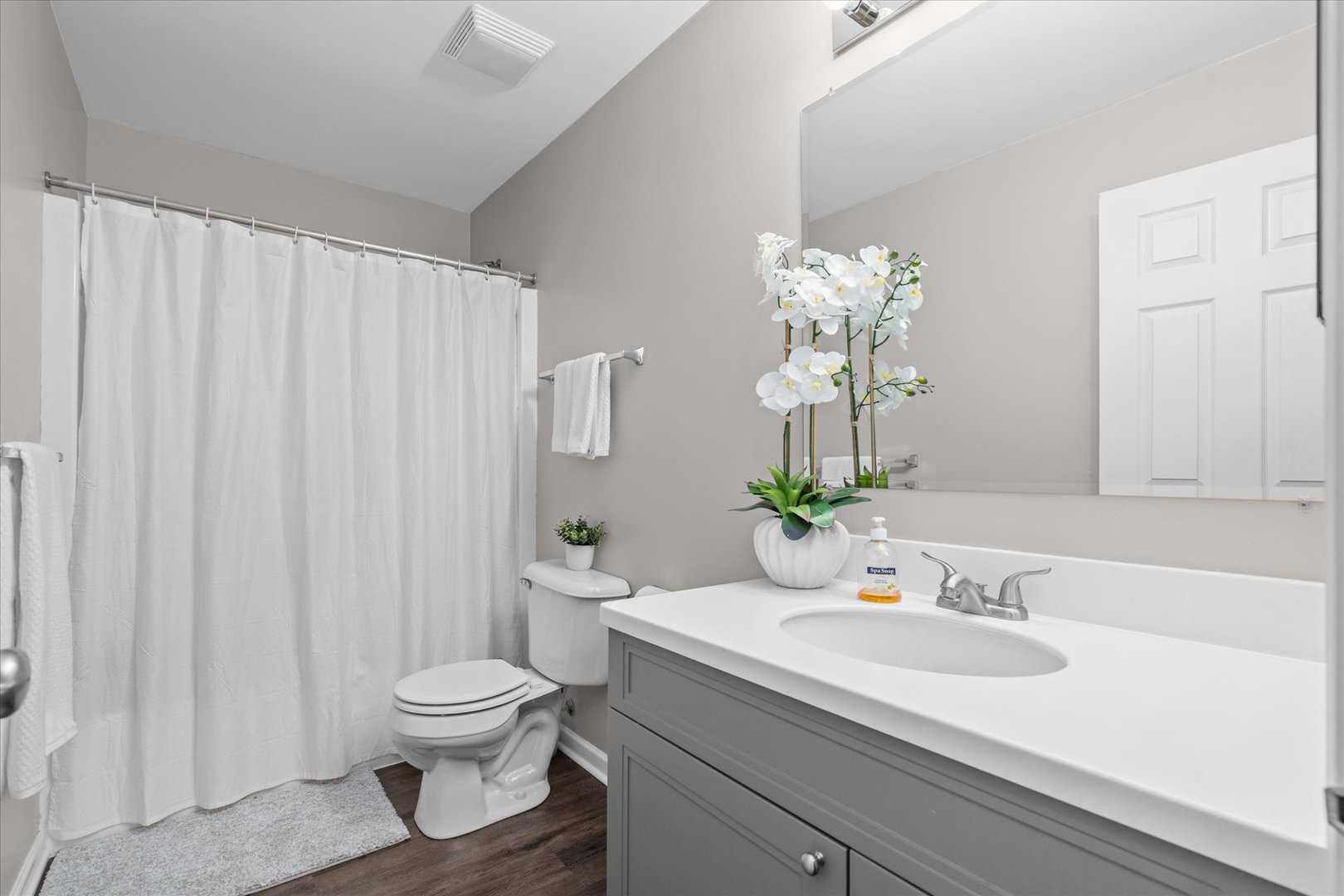 278 Windett Ridge Road Yorkville, IL 60560 - Photo 23 of 31 a bathroom with a sink a toilet and a mirror