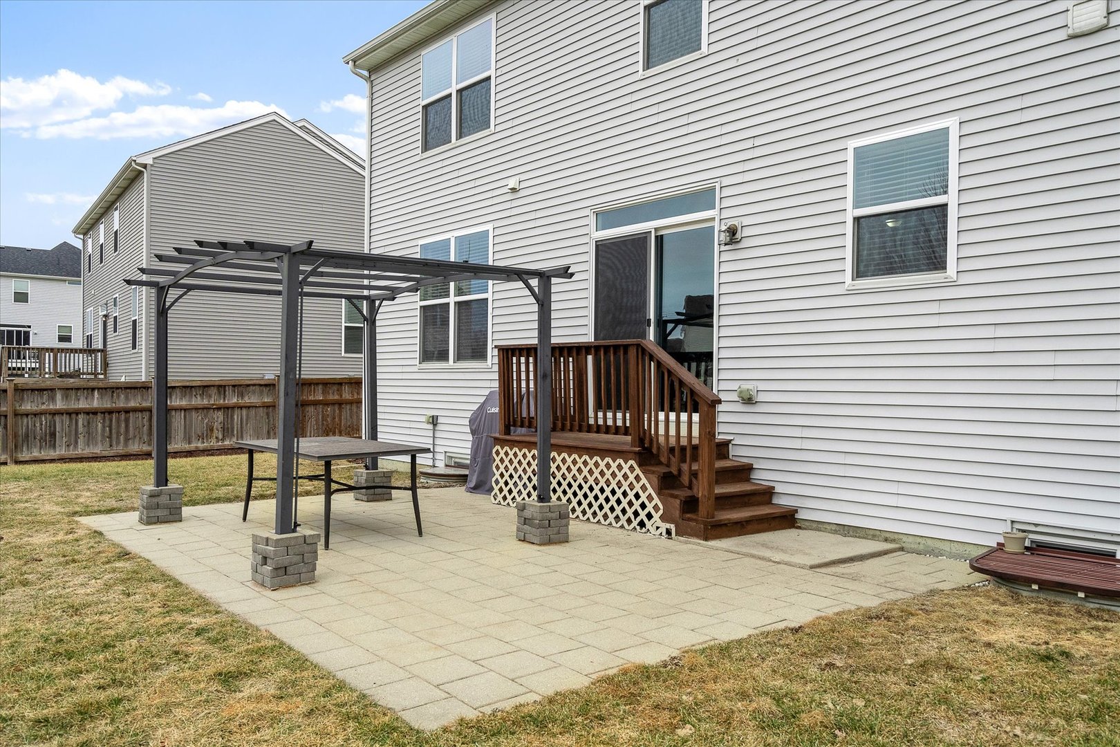 278 Windett Ridge Road Yorkville, IL 60560 - Photo 25 of 31 a view of a house with backyard and sitting area