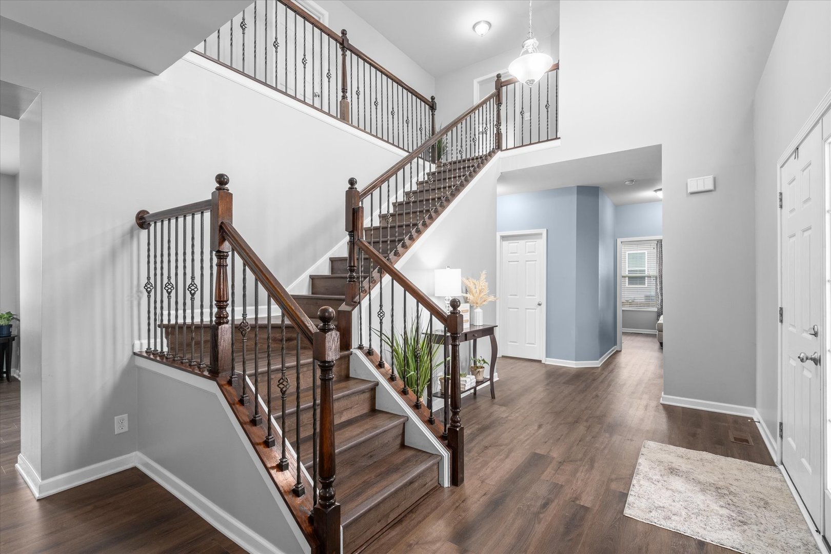 278 Windett Ridge Road Yorkville, IL 60560 - Photo 4 of 31 a view of entryway with wooden floor