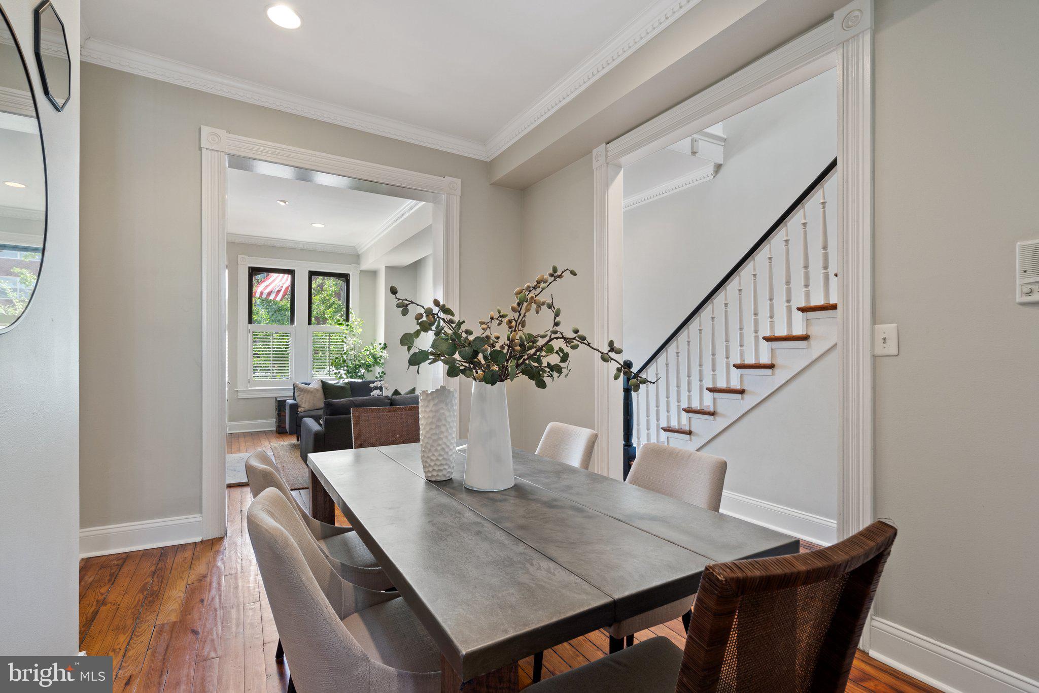 1619 Marion Street Northwest Washington, DC 20001 - Photo 12 of 41 Traditional row house layout