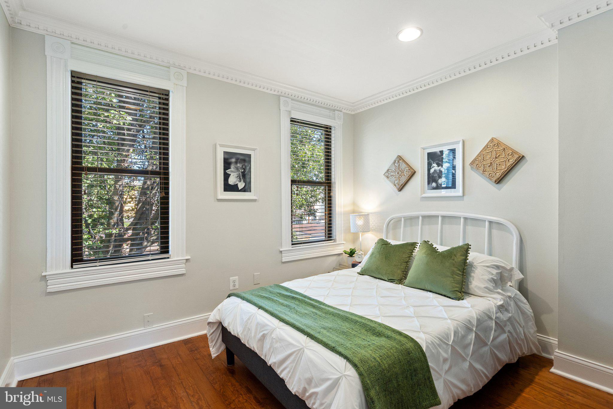 1619 Marion Street Northwest Washington, DC 20001 - Photo 18 of 41 Rear bedroom with treetop views