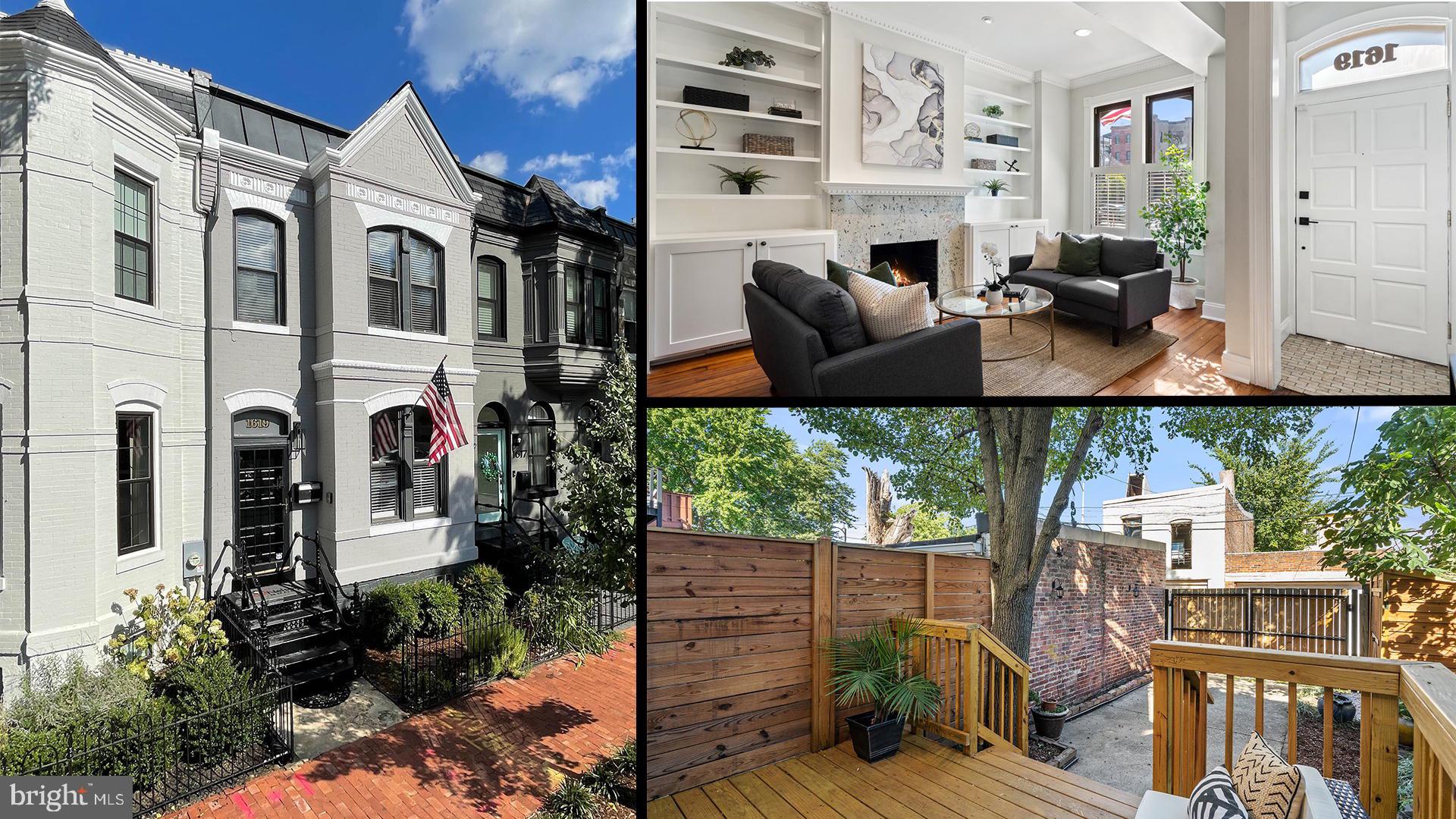 1619 Marion Street Northwest Washington, DC 20001 - Photo 2 of 41 Quiet one-way Marion Street offers this hidden gem