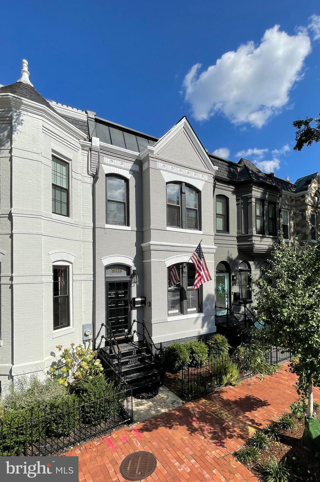 1619 Marion Street Northwest Washington, DC 20001 - Photo 3 of 41 Front facade 1619 Marion St NW.
