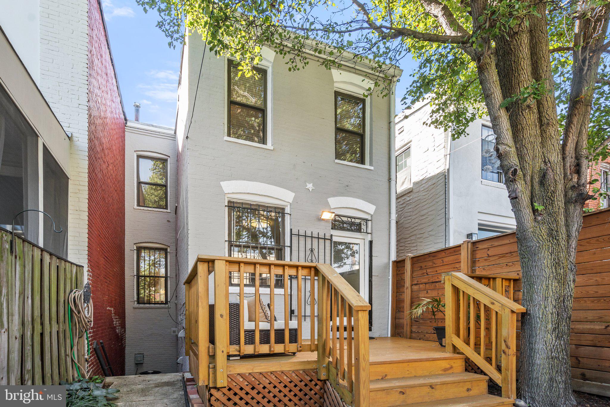 1619 Marion Street Northwest Washington, DC 20001 - Photo 38 of 41 Rear elevattion