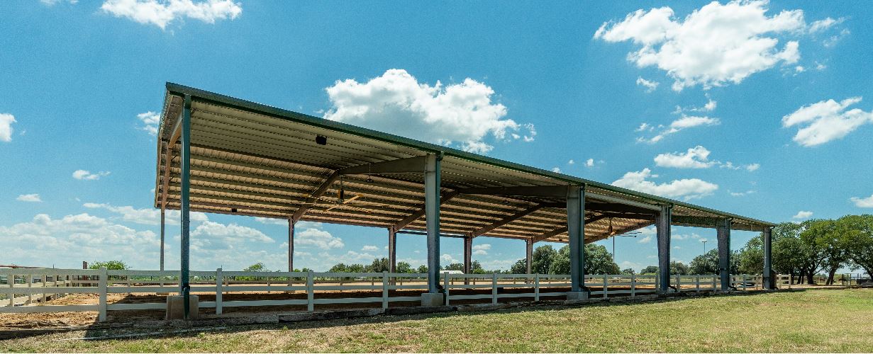 3550 County Road 245 Florence, TX 76527 - Photo 4 of 38 Vinyl horse fence surround the arena offering the maximum protection for horse and rider. Arena measuring around 60 X 120 complements this Unique & One of a Kind Property in Georgetown ISD.