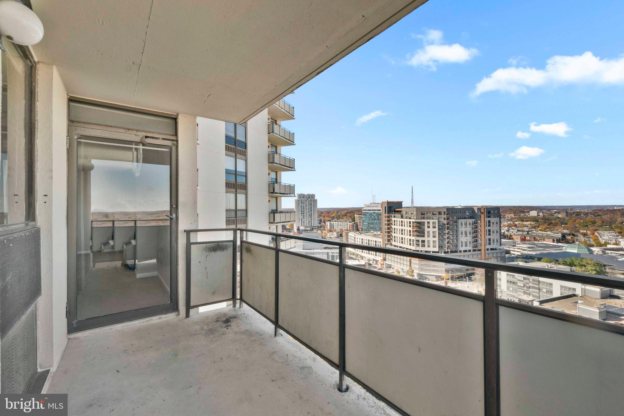 205 East Joppa Road, Unit 1902 Towson, MD 21286 - Photo 10 of 27 a view of a city from a balcony