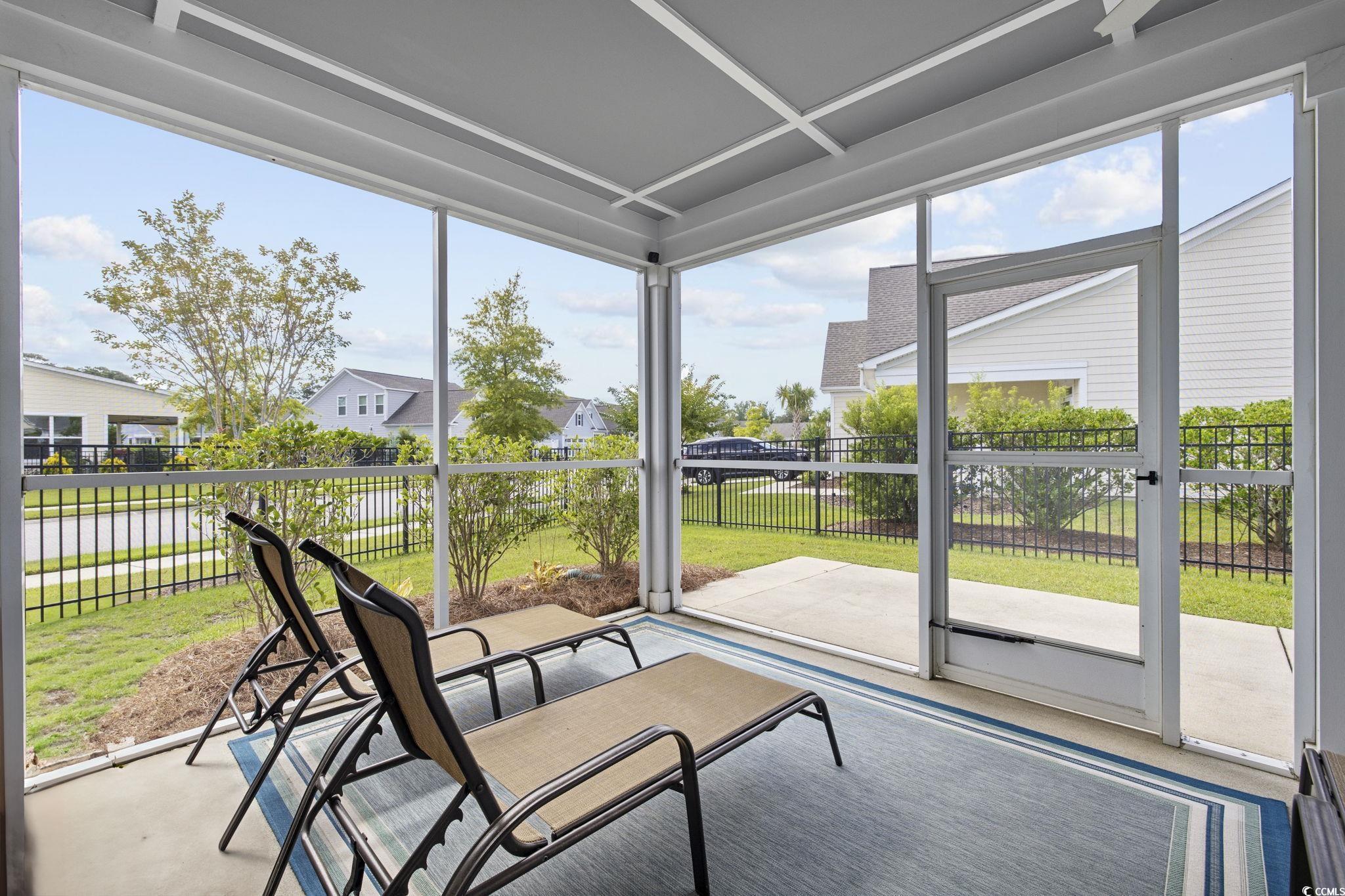 1906 Silver Spring Lane Myrtle Beach, SC 29577 - Photo 27 of 40 Sunroom / solarium featuring baseboard heating and