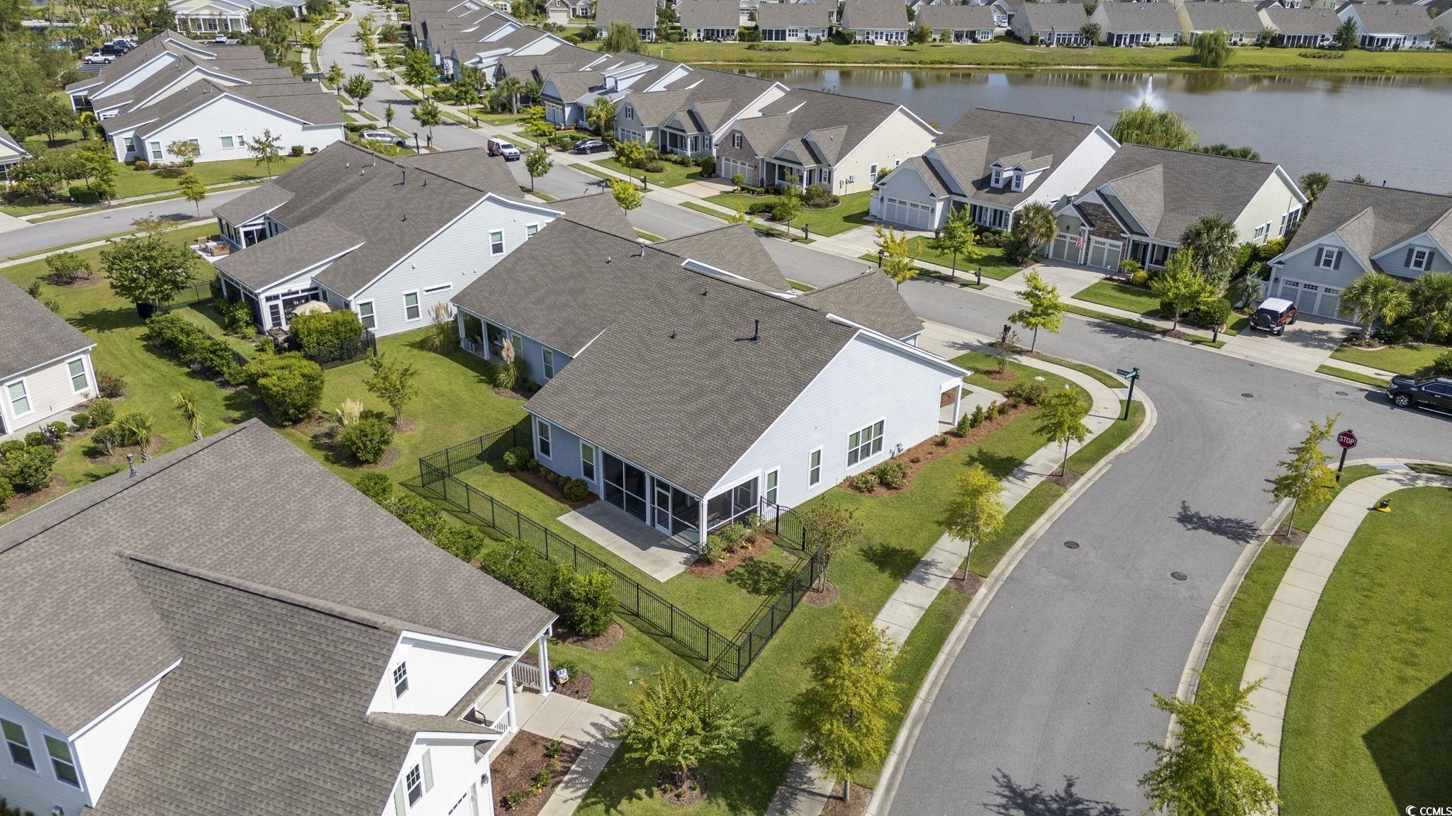 1906 Silver Spring Lane Myrtle Beach, SC 29577 - Photo 34 of 40 Bird's eye view featuring a water view