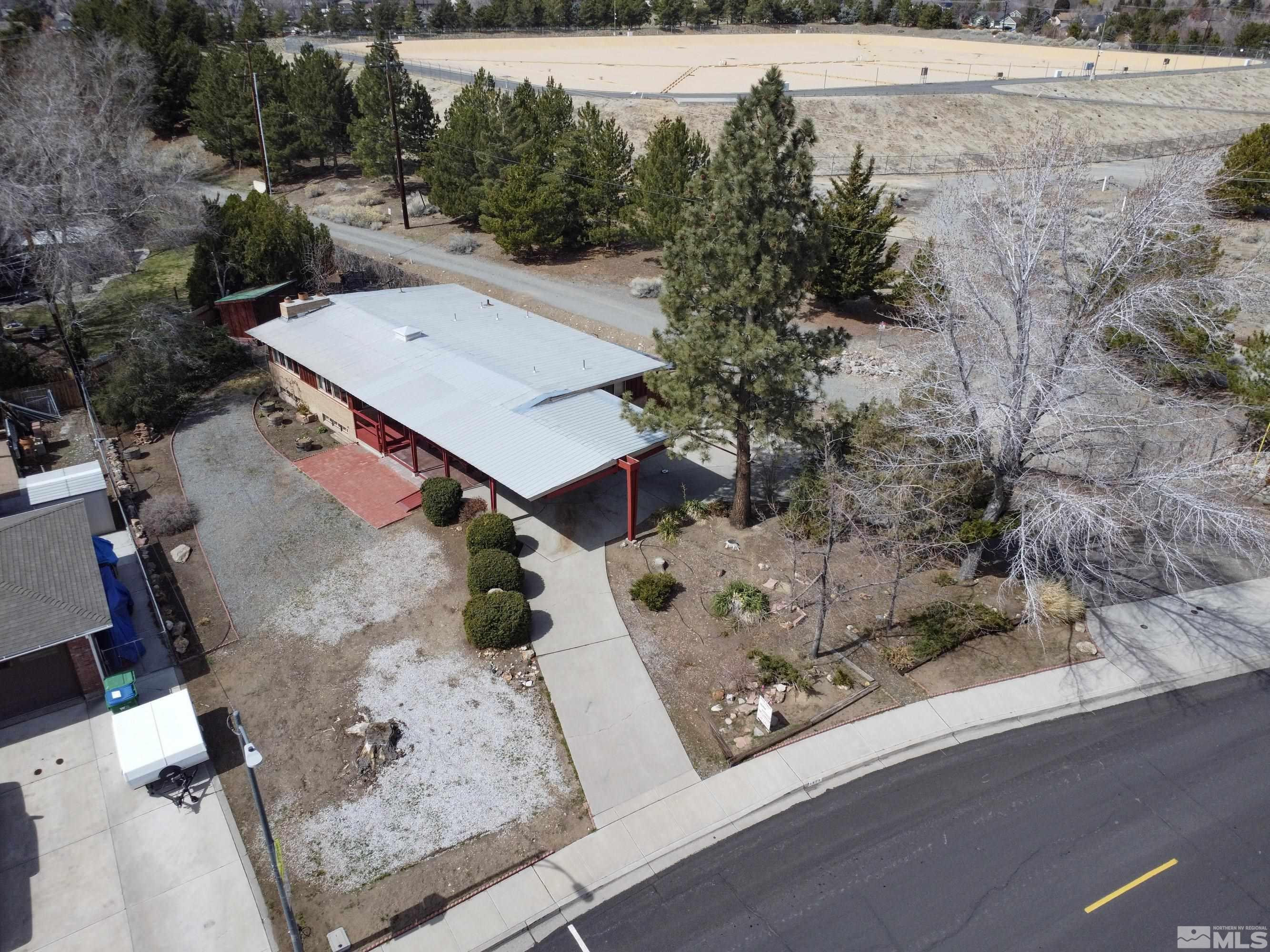 1275 Washington Street Reno, NV 89503 - Photo 4 of 37 an aerial view of a house having yard