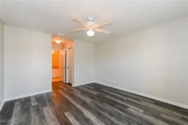 wooden floor in an empty room