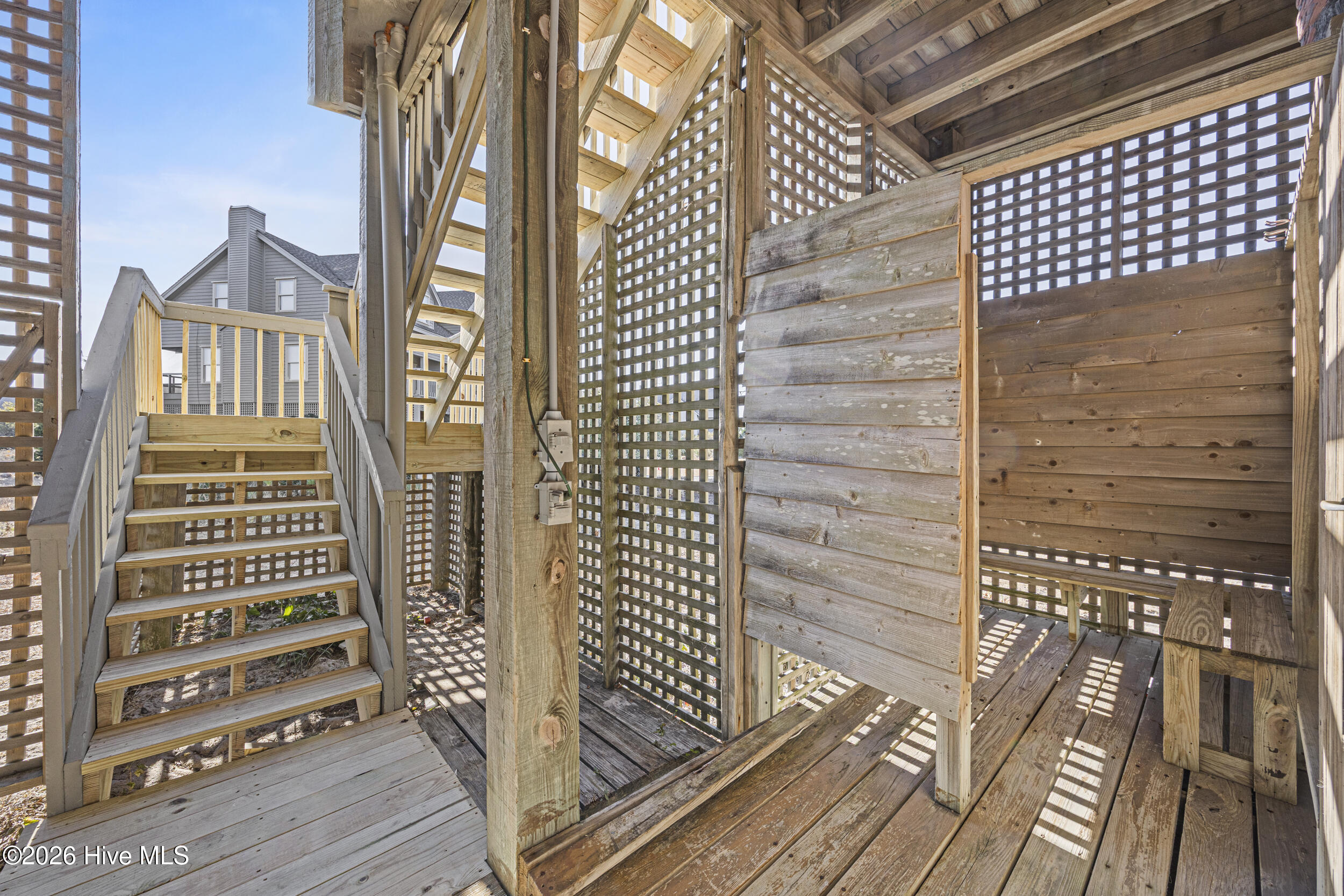 2123 Inlet Avenue, Unit B Topsail Beach, NC 28445 - Photo 40 of 58 7_stairs