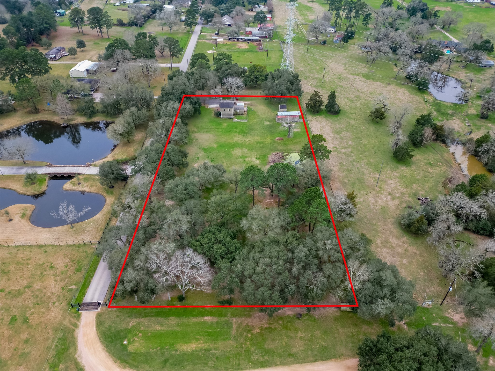 12122 Zion Road Tomball, TX 77375 - Photo 3 of 35 The red line outline is an estimate.