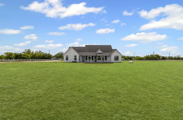 a view of a lake with a outdoor space