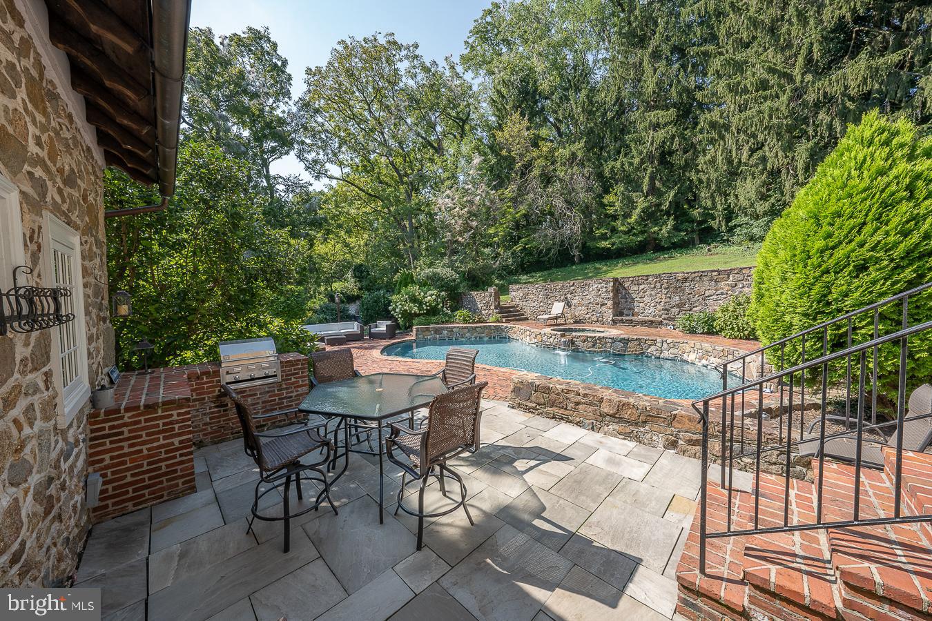 2207 Chester Springs Road Chester Springs, PA 19425 - Photo 61 of 67 Stone patio convenient to the kitchen