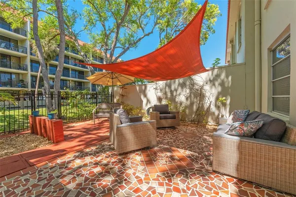 a view of outdoor space yard deck patio and swimming pool