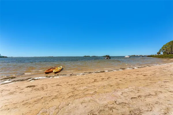 a view of an ocean and beach