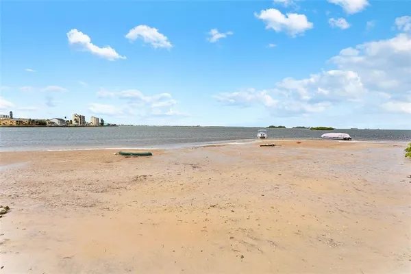 a view of an ocean beach