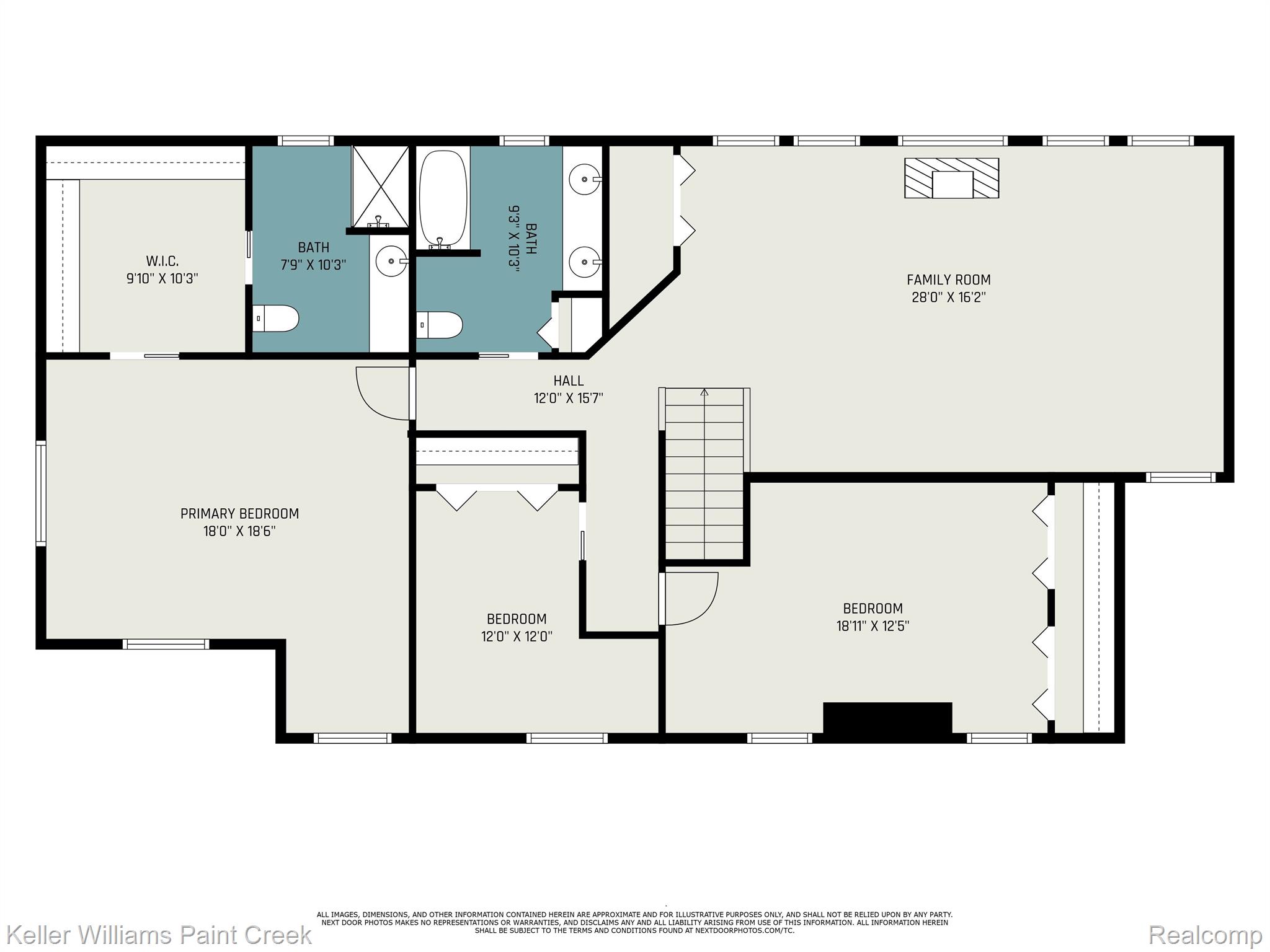 3354 East Cook Road Grand Blanc, MI 48439 - Photo 35 of 35 Second story floor plan.