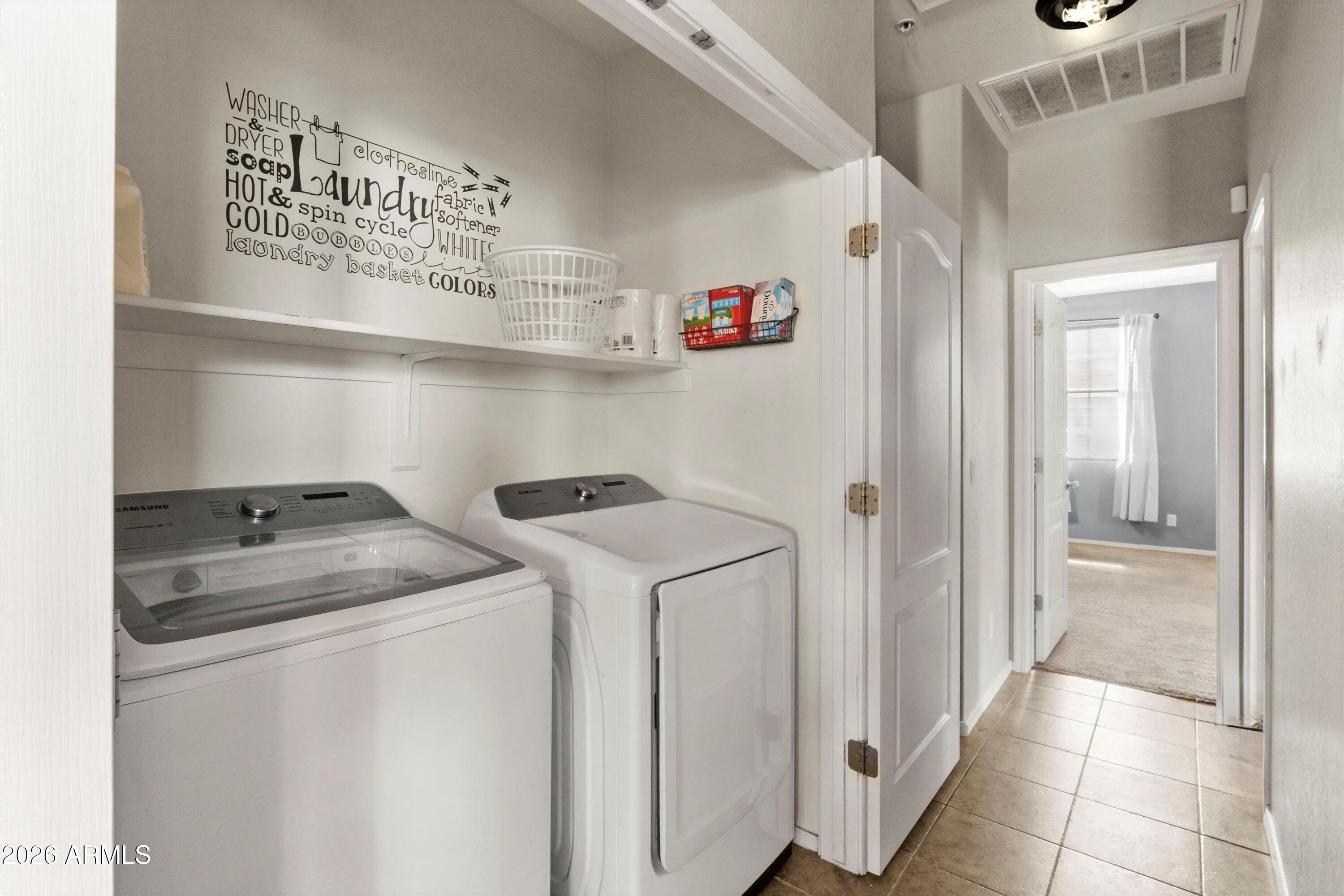 1250 South Rialto, Unit 11 Mesa, AZ 85209 - Photo 13 of 21 a utility room with dryer and washer