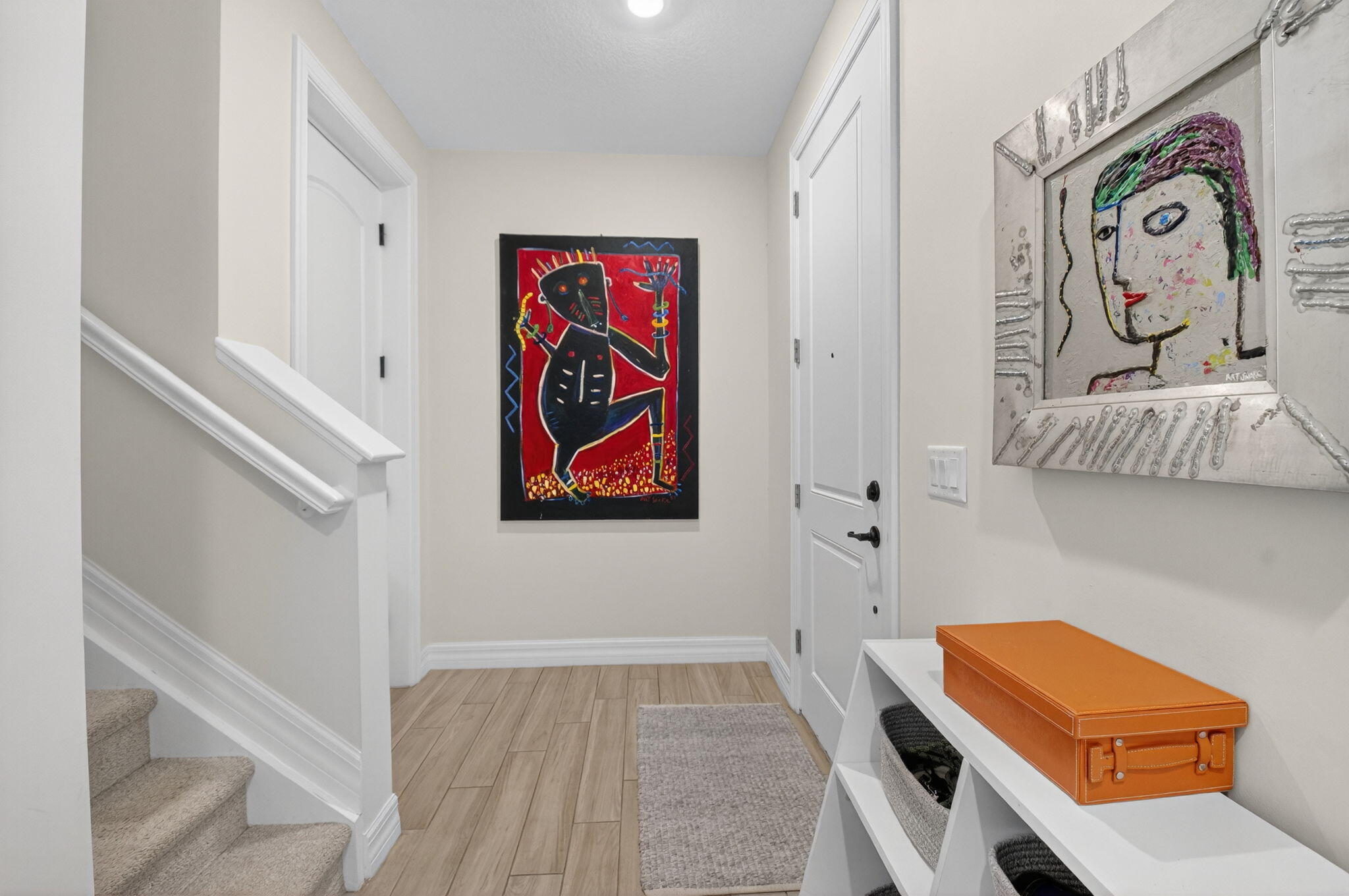 21956 Canadensis Circle, Unit 201 Boca Raton, FL 33428 - Photo 37 of 47 view of room with furniture and wooden floor