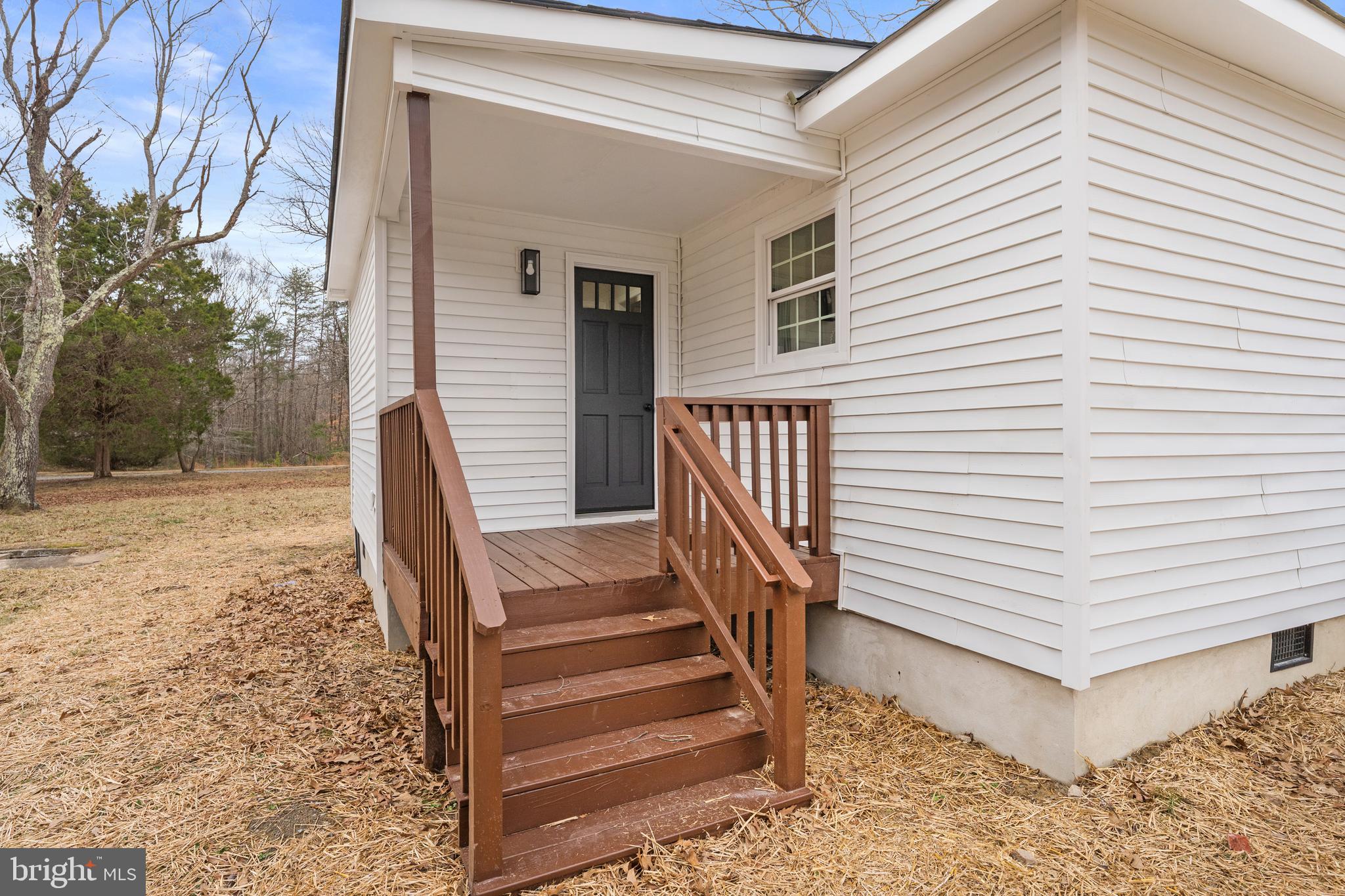 3578 Johnson Road Mineral, VA 23117 - Photo 8 of 27 a view of a backyard with stairs and a garden